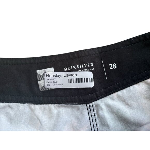 QUIKSILVER Mens Size 28 Nautical Print High Line Board Bathing Swim Shorts - Picture 7 of 7